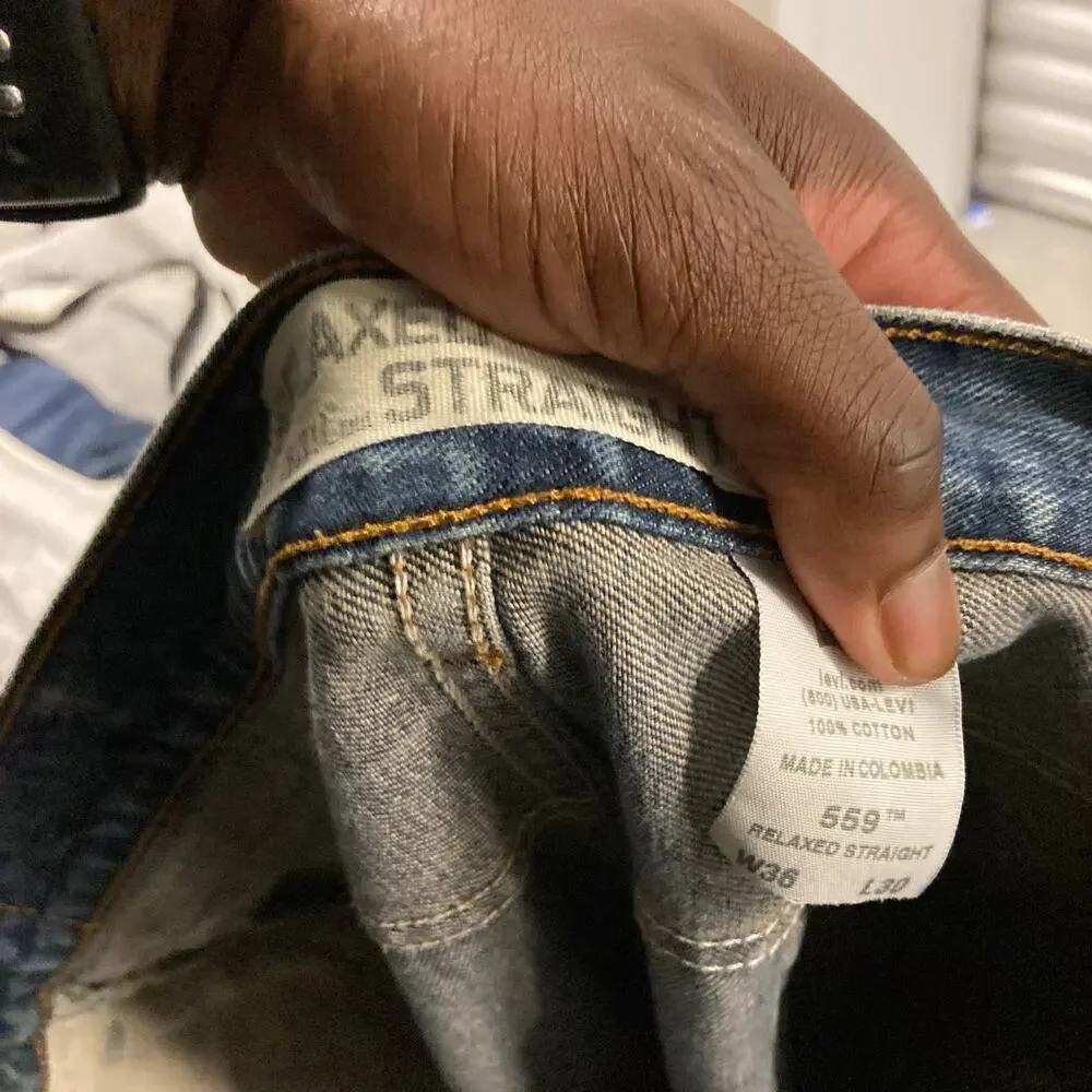 Baggy Y2K faded Levis 559 Jeans 36x30